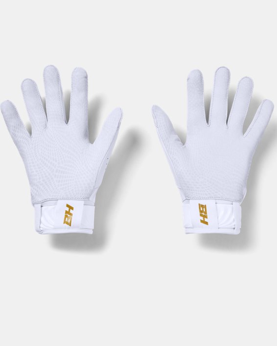Men's UA Harper Pro Batting Gloves, White, pdpMainDesktop image number 1